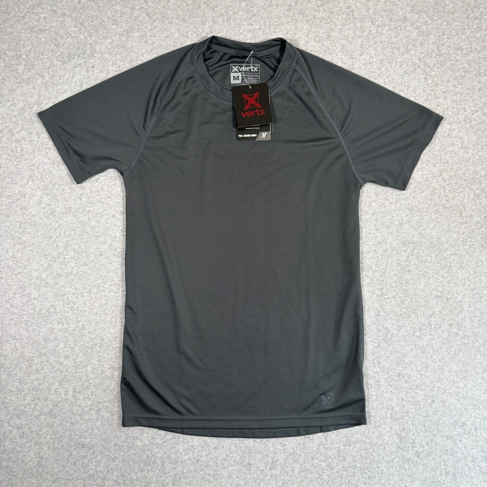 Vertx Full Guard Shirt Mens Medium Gray Short Sleeve Tactical Performance Tee